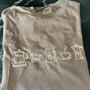 Brown Coffee Graphic T-Shirt